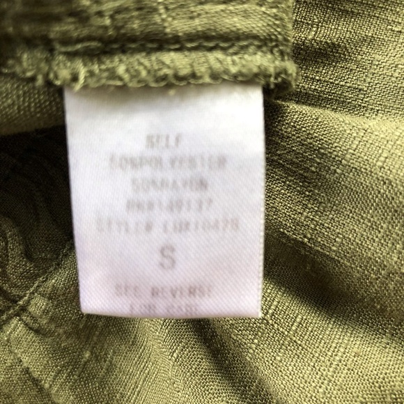 Fashion Nova green pull on high waist shorts S - Picture 8 of 9